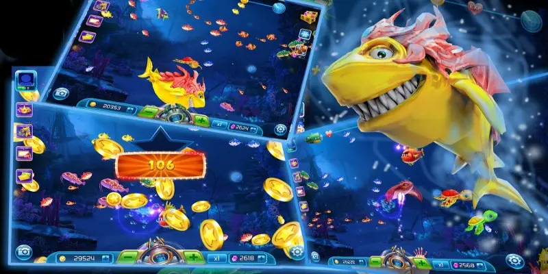Những màn chơi bắn cá với sảnh chơi hấp dẫn game thủ